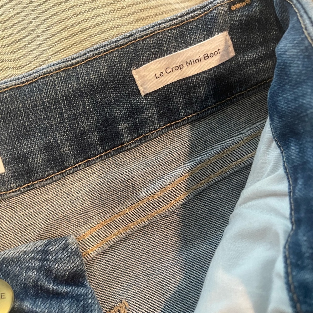 FRAME jeans size 26 Le crop mini boot - Picture 8 of 9